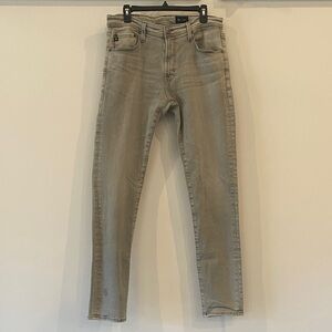 AG Adriano Goldschmied Skinny Jeans in Light Gray